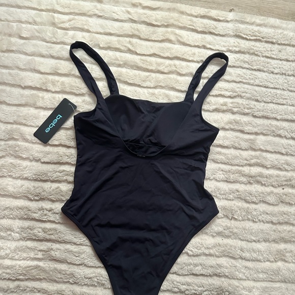 bebe Black Beaded Swimsuit - Picture 6 of 11